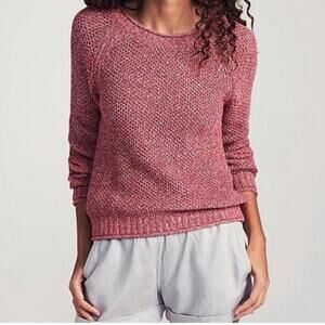 Faherty Sausalito Cotton Marled Knit Sweater